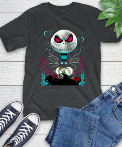 NBA Boston Celtics Jack Skellington Sally The Nightmare Before Christmas Basketball Sports_000 T-Shirt