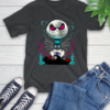 NBA Charlotte Hornets Jack Skellington Sally The Nightmare Before Christmas Basketball Sports_000 T-Shirt