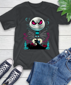 NHL San Jose Sharks Jack Skellington Sally The Nightmare Before Christmas Hockey T-Shirt