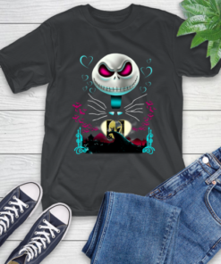 NHL Vegas Golden Knights Jack Skellington Sally The Nightmare Before Christmas Hockey T-Shirt
