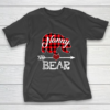 Nanny Bear Christmas Pajama Red Plaid Buffalo Family Gift T-Shirt
