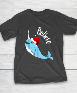 Narwhal Christmas Shirt Cute Unicorn of the Sea Pajama T-Shirt