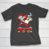 Nashville Predators Funny Santa Claus Dabbing Christmas 2020 NHL T-Shirt