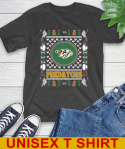 Nashville Predators Merry Christmas NHL Hockey Loyal Fan T-Shirt
