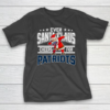 New England Patriots Even Santa Claus Cheers For Christmas NFL T-Shirt