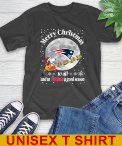New England Patriots Merry Christmas To All And To Patriots A Good Season NFL Football Sports T-Shirt