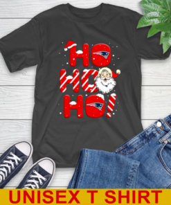 New England Patriots NFL Football Ho Ho Ho Santa Claus Merry Christmas Shirt T-Shirt