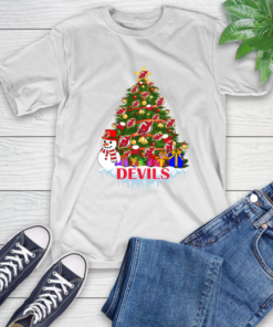 New Jersey Devils Merry Christmas NHL Hockey Sports T-Shirt New Jersey Devils Merry Christmas NHL Hockey Sports T-Shirt