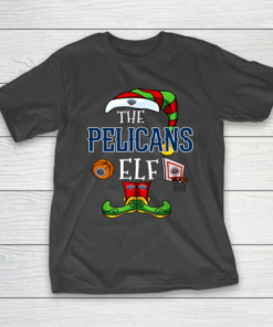 New Orleans Pelicans Christmas ELF Funny NBA T-Shirt