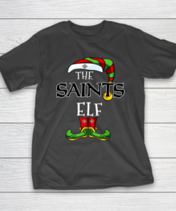 New Orleans Saints Christmas ELF Funny NFL T-Shirt