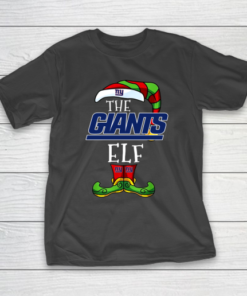 New York Giants Christmas ELF Funny NFL T-Shirt