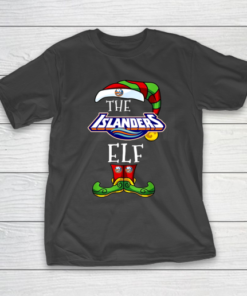 New York Islanders Christmas ELF Funny NHL T-Shirt