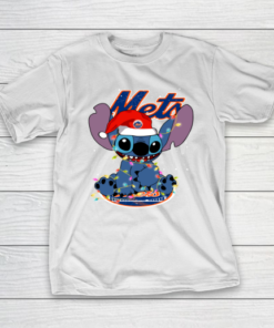 New York Mets MLB noel stitch Baseball Christmas T-Shirt New York Mets MLB noel stitch Baseball Christmas T-Shirt