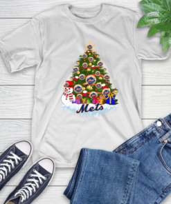 New York Mets Merry Christmas MLB Baseball Sports T-Shirt New York Mets Merry Christmas MLB Baseball Sports T-Shirt