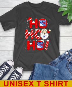 New York Rangers NHL Hockey Ho Ho Ho Santa Claus Merry Christmas Shirt T-Shirt