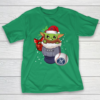 New York Yankees Christmas Baby Yoda Star Wars Funny Happy MLB T-Shirt