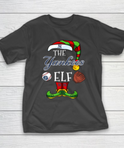 New York Yankees Christmas ELF Funny MLB T-Shirt