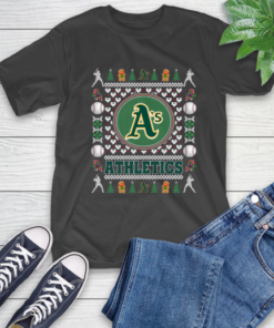 Oakland Athletics Merry Christmas MLB Baseball Loyal Fan Ugly Shirt