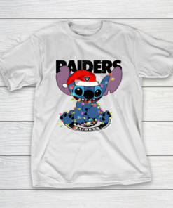 Oakland Raiders NFL Football noel stitch Christmas T-Shirt Oakland Raiders NFL Football noel stitch Christmas T-Shirt