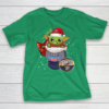 Oklahoma City Thunder Christmas Baby Yoda Star Wars Funny Happy NBA T-Shirt