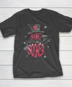 Oklahoma Sooners Christmas Snowman T-Shirt