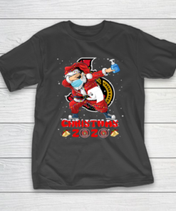 Ottawa Senators Funny Santa Claus Dabbing Christmas 2020 NHL T-Shirt
