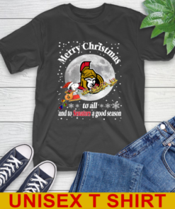 Ottawa Senators Merry Christmas To All And To Senators A Good Season NHL Hockey Sports T-Shirt