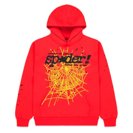 PNk V2 Spider Hoodie Red  Get Up to 30 Discount