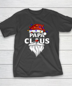 Papa Claus Shirt Christmas Pajama Family Matching Xmas T-Shirt