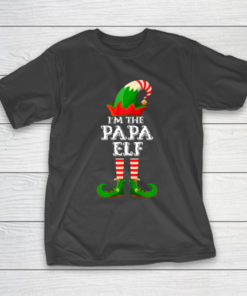Papa Elf Funny Matching Family Group Christmas Gifts T-Shirt