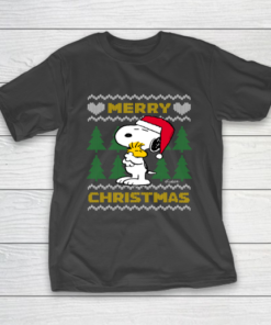 Peanuts Snoopy Merry Christmas Ugly T-Shirt