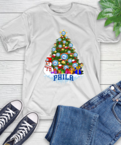Philadelphia 76ers Merry Christmas NBA Basketball Sports T-Shirt Philadelphia 76ers Merry Christmas NBA Basketball Sports T-Shirt