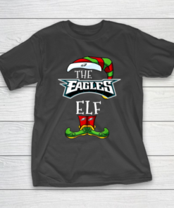 Philadelphia Eagles Christmas ELF Funny NFL T-Shirt