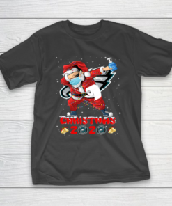 Philadelphia Eagles Funny Santa Claus Dabbing Christmas 2020 NFL T-Shirt