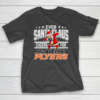 Philadelphia Flyers Even Santa Claus Cheers For Christmas NHL T-Shirt