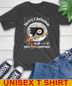 Philadelphia Flyers Merry Christmas To All And To Flyers A Good Season NHL Hockey Sports T-Shirt