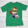 Philadelphia Phillies Christmas Baby Yoda Star Wars Funny Happy MLB T-Shirt