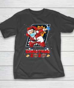 Phoenix Suns Funny Santa Claus Dabbing Christmas 2020 NBA T-Shirt