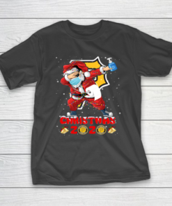Pittsburgh Pirates Funny Santa Claus Dabbing Christmas 2020 MLB T-Shirt