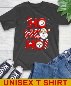 Pittsburgh Steelers NFL Football Ho Ho Ho Santa Claus Merry Christmas Shirt T-Shirt