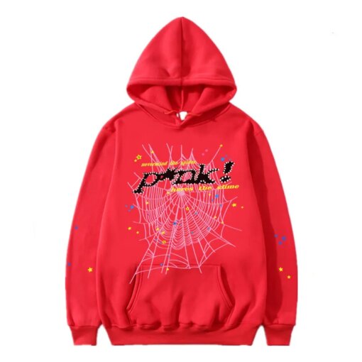 Pnk Sp5der Red Hoodie  Get Up to 30 Discount  Shop Now