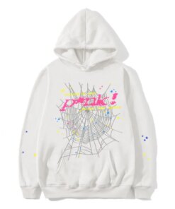 Pnk Sp5der White Hoodie  Limited Stock  Shop Now