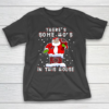 Portland Trail Blazers Christmas There Is Some Hos In This House Santa Stuck In The Chimney NBA T-Shirt