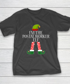 Postal Worker Elf Christmas Elves Gift T-Shirt