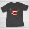Reindeer With Face Mask Christmas 2020 Family Pajamas Xmas T-Shirt
