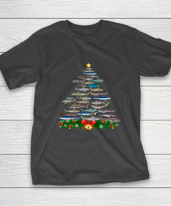 SHARK Christmas Tree Shirt SHARK Lovers Gifts T-Shirt