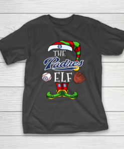 San Diego Padres Christmas ELF Funny MLB T-Shirt