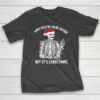 Santa Skeleton When You Are Dead Inside But It Is Christmas Funny T-Shirt