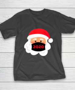 Santa Wearing Mask Quarantine Christmas 2020 T-Shirt
