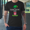 Sarcastic Elf Matching Family Group Christmas Party Pajama T-Shirt